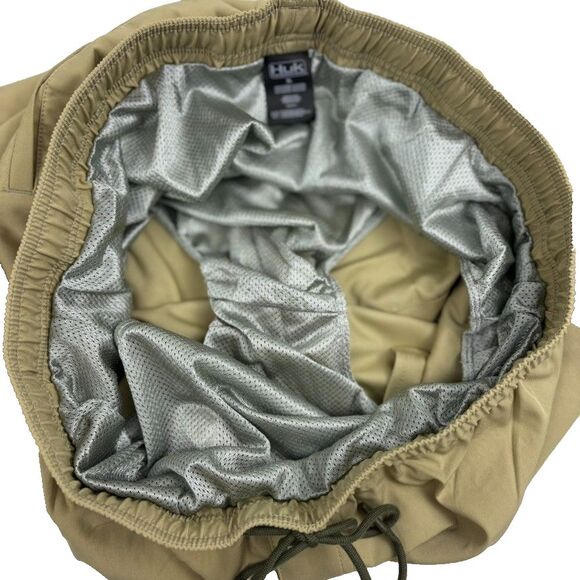 HUK Pursuit Volley Swim Shorts Performance Fishing Khaki Mesh Lined Trunks XL - Picture 10 of 11